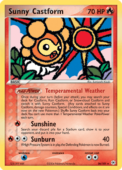 Sunny Castform 26/101 — Hidden Legends