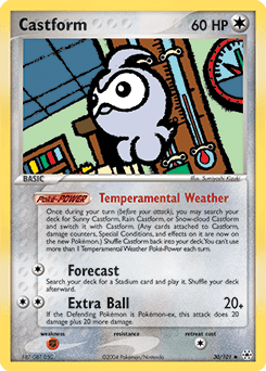 Castform 30/101 — Hidden Legends