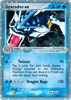Gyarados ex 109/112 — FireRed & LeafGreen
