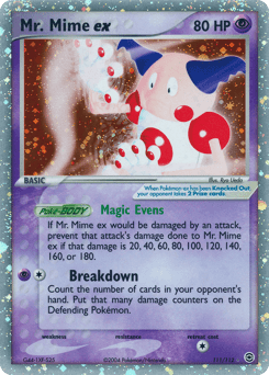 Mr. Mime ex 111/112 — FireRed & LeafGreen