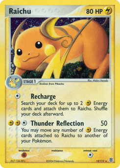 Raichu 12/112 — FireRed & LeafGreen
