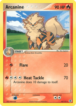 Arcanine 18/112 — FireRed & LeafGreen