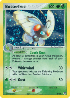 Butterfree 2/112 — FireRed & LeafGreen