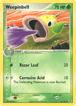Weepinbell 51/112 — FireRed & LeafGreen