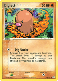 Diglett 61/112 — FireRed & LeafGreen
