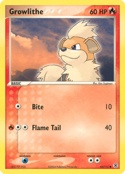 Growlithe 64/112 — FireRed & LeafGreen