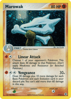 Marowak 7/112 — FireRed & LeafGreen