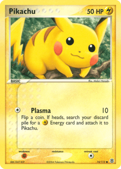Pikachu 74/112 — FireRed & LeafGreen