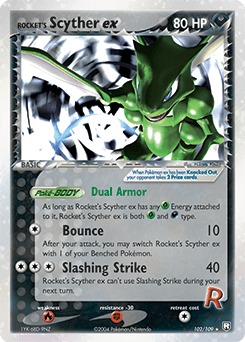 Rocket's Scyther ex 102/109 — Team Rocket Returns