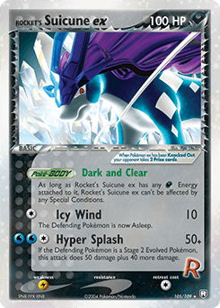 Rocket's Suicune ex 105/109 — Team Rocket Returns