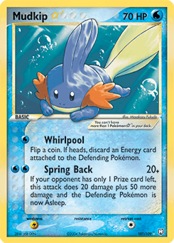 Mudkip ★ 107/109 — Team Rocket Returns