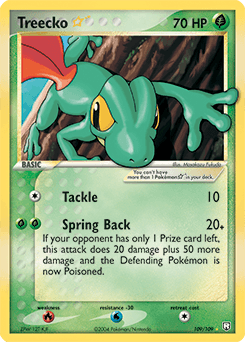 Treecko ★ 109/109 — Team Rocket Returns