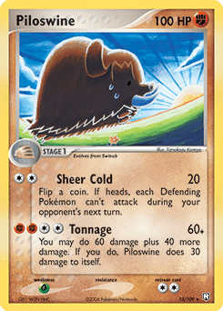 Piloswine 13/109 — Team Rocket Returns