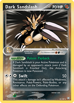 Dark Sandslash 18/109 — Team Rocket Returns