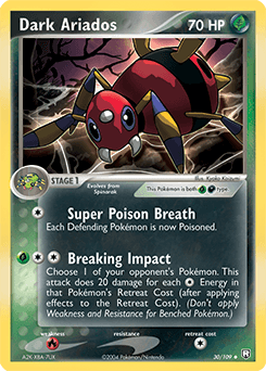 Dark Ariados 30/109 — Team Rocket Returns