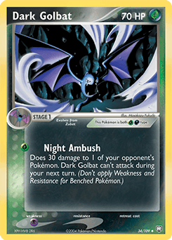 Dark Golbat 34/109 — Team Rocket Returns