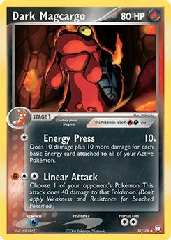 Dark Magcargo 38/109 — Team Rocket Returns