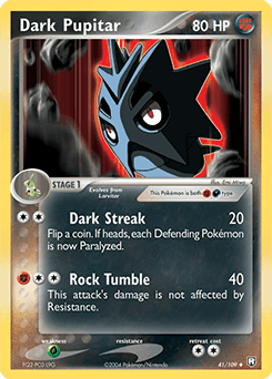 Dark Pupitar 41/109 — Team Rocket Returns