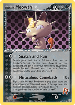 Rocket's Meowth 46/109 — Team Rocket Returns