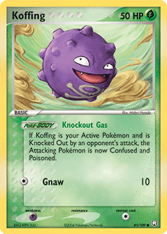 Koffing 61/109 — Team Rocket Returns