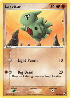 Larvitar 63/109 — Team Rocket Returns