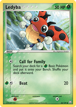 Ledyba 64/109 — Team Rocket Returns