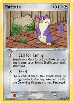 Rattata 72/109 — Team Rocket Returns