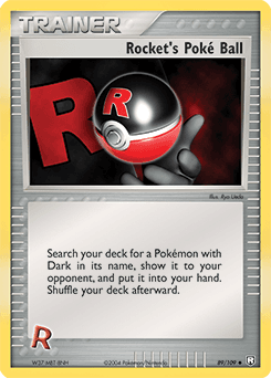 Rocket's Poké Ball 89/109 — Team Rocket Returns