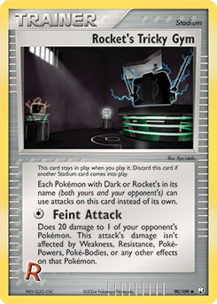 Rocket's Tricky Gym 90/109 — Team Rocket Returns