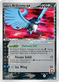 Rocket's Articuno ex 96/109 — Team Rocket Returns