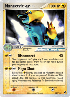 Manectric ex 101/107 — Deoxys