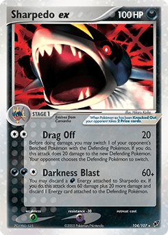 Sharpedo ex 104/107 — Deoxys