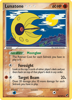 Lunatone 36/107 — Deoxys