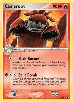 Camerupt 4/107 — Deoxys