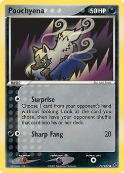 Poochyena 70/107 — Deoxys