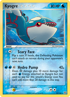 Kyogre 15/106 — Emerald