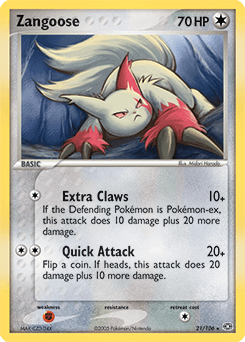 Zangoose 21/106 — Emerald