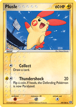 Plusle 39/106 — Emerald
