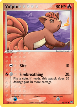 Vulpix 72/106 — Emerald