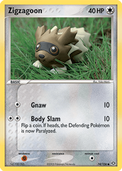 Zigzagoon 74/106 — Emerald