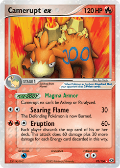 Camerupt ex 92/106 — Emerald