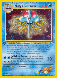 Misty's Tentacruel 10/132 — Gym Heroes