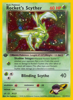 Rocket's Scyther 13/132 — Gym Heroes