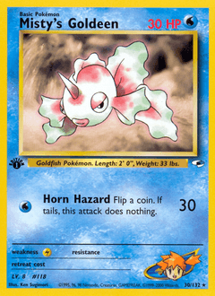 Misty's Goldeen 30/132 — Gym Heroes