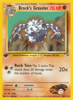 Brock's Graveler 40/132 — Gym Heroes