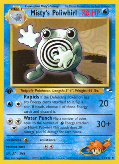 Misty's Poliwhirl 53/132 — Gym Heroes