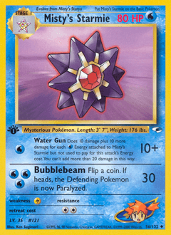 Misty's Starmie 56/132 — Gym Heroes