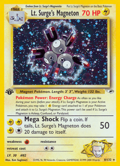 Lt. Surge's Magneton 8/132 — Gym Heroes