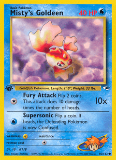 Misty's Goldeen 85/132 — Gym Heroes