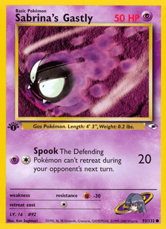 Sabrina's Gastly 93/132 — Gym Heroes